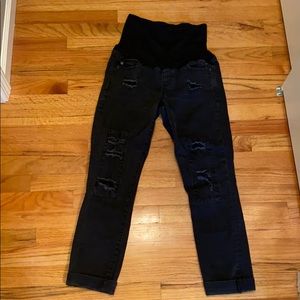 Gap black maternity jeans